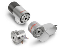 The high performance robotic joint modules shown here are designed specifically for small-scale operations requiring a low profile, lightweight system that offers zero-backlash and precision positioning to the industry. The high performance robotic joint modules shown here are designed specifically for small-scale operations requiring a low profile, lightweight system that offers zero-backlash and precision positioning to the industry.