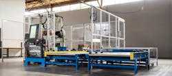 READY Cells: Palletizing offers flexibility in the choice of infeed conveyor configurations, as well as multiple different options for automated pallet movement and slip sheet handling. READY Cells: Palletizing offers flexibility in the choice of infeed conveyor configurations, as well as multiple different options for automated pallet movement and slip sheet handling.