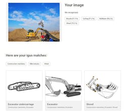 igusGO uses image recognition models to retrieve relevant product and technical information about the company’s line of motions plastics. igusGO uses image recognition models to retrieve relevant product and technical information about the company’s line of motions plastics.