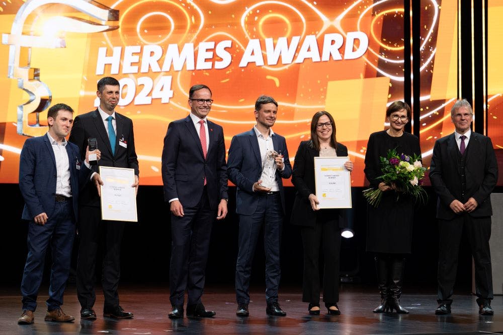 Schunk was honored with the Hermes Award at the ceremonial opening of Hannover Messe on April 21 in recognition for its innovative AI-based project.