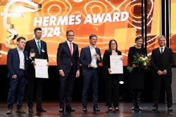 Schunk was honored with the Hermes Award at the ceremonial opening of Hannover Messe on April 21 in recognition for its innovative AI-based project. Schunk was honored with the Hermes Award at the ceremonial opening of Hannover Messe on April 21 in recognition for its innovative AI-based project.