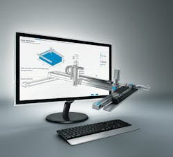 The Festo Handling Guide Online enables the design engineer to specify a Cartesian robot in minutes. The Festo Handling Guide Online enables the design engineer to specify a Cartesian robot in minutes.
