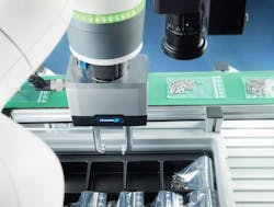 The winner of the 2024 Hermes Award, Schunk’s 2D Grasping Kit is an intelligent solution for handling different non-position-oriented objects on a surface. The winner of the 2024 Hermes Award, Schunk’s 2D Grasping Kit is an intelligent solution for handling different non-position-oriented objects on a surface.