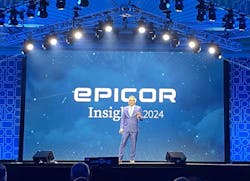 Vaibhav Vohra, Epicor's chief product and technology officer, emphasized the central role of AI in addressing crucial business issues and leveraging data at Tuesday morning’s keynote address at Epicor Insights 2024 in Nashville. Vaibhav Vohra, Epicor's chief product and technology officer, emphasized the central role of AI in addressing crucial business issues and leveraging data at Tuesday morning’s keynote address at Epicor Insights 2024 in Nashville.