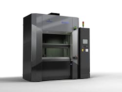 The Branson GLX-3 Laser Welder from Emerson uses Simultaneous Through-Transmission Infrared (STTlr) laser welding technology, which is especially beneficial in automotive lighting applications. A custom-tailored waveguide directs light to all points on the weld line simultaneously, even in different, three-dimensional spatial planes.