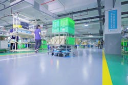 Runner (automated its internal transportation and material handling through XIAMEN) Corp., a player in China’s kitchen and sanitary ware industry, has a fleet of 12 AMRs, helping to create accurate, efficient and labor-free logistics processes. Runner (automated its internal transportation and material handling through XIAMEN) Corp., a player in China’s kitchen and sanitary ware industry, has a fleet of 12 AMRs, helping to create accurate, efficient and labor-free logistics processes.