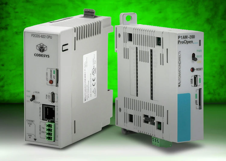 Figure 3: While traditional PLCs with dedicated IDEs are not going away any time soon, some users are moving toward PLCs that run more open IDEs such as CODESYS, or industrial controllers, such as the Arduino-compatible AutomationDirect ProductivityOpen family, which use modern IT-based programming languages.