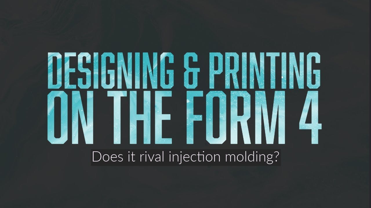 How Does the Latest SLA 3D Printer Compete with Injection Molding?