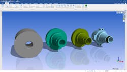Staged CAD for turning to relieve stress. Staged CAD for turning to relieve stress.
