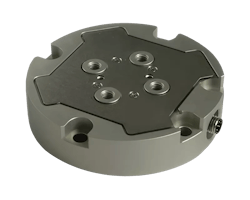 Canon’s durable force-torque sensor measures the magnitude and direction of load along three axes and rotational forces. Canon’s durable force-torque sensor measures the magnitude and direction of load along three axes and rotational forces.