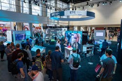 At the Emerging Technology Center (ETC), visitors were able to experience technologies aimed at addressing today’s most pressing manufacturing issues, including automation, additive manufacturing, reshoring, the surge in aerospace and defense investment, and raising productivity per worker. At the Emerging Technology Center (ETC), visitors were able to experience technologies aimed at addressing today’s most pressing manufacturing issues, including automation, additive manufacturing, reshoring, the surge in aerospace and defense investment, and raising productivity per worker.