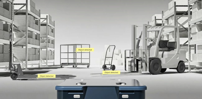 Autonomous mobile robots (AMRs) depend on a variety of laser and camera sensors, for safety, object detection and navigation. The Sonair 3D ultrasonic sensor is a newcomer in this category.