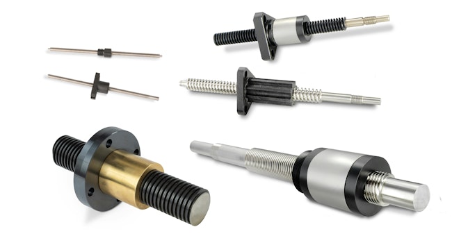 Lead screws come in a wide range of sizes but attuning them to a particular application often requires customization.