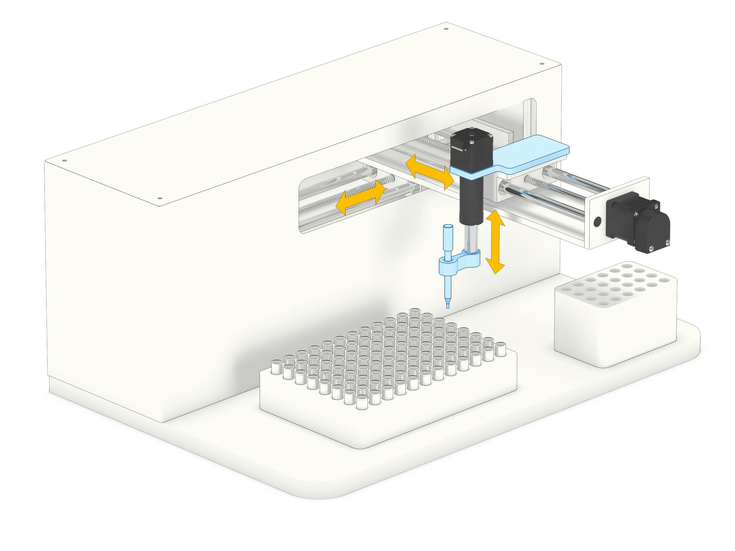 Figure 4: The ability to integrate a miniature lead screw, nut or actuator provides flexibility for scaled-down medical systems.