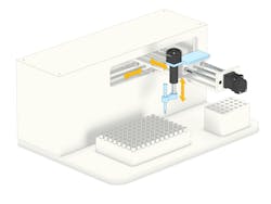 Figure 4: The ability to integrate a miniature lead screw, nut or actuator provides flexibility for scaled-down medical systems. Figure 4: The ability to integrate a miniature lead screw, nut or actuator provides flexibility for scaled-down medical systems.