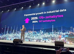 The industrial world will create more than 175 zettabytes of data by 2025, noted Aveva CEO, Caspar Herzberg during a keynote address at Aveva World 2024 in Paris. The industrial world will create more than 175 zettabytes of data by 2025, noted Aveva CEO, Caspar Herzberg during a keynote address at Aveva World 2024 in Paris.
