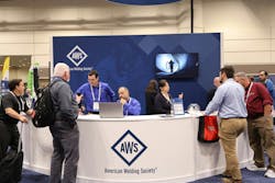 The American Welding Society talked to visitors about how the association can advance careers with educational programs and certifications. Attendees were able to join or renew their memberships, as well. The American Welding Society talked to visitors about how the association can advance careers with educational programs and certifications. Attendees were able to join or renew their memberships, as well.