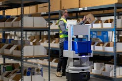 The RollerTop Guide is just one of Zebra Technologies' growing autonomous robot solutions designed to transport materials across operations. The RollerTop Guide is just one of Zebra Technologies' growing autonomous robot solutions designed to transport materials across operations.
