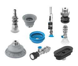 A selection of suction cups. The importance of testing various cup designs on packaging can’t be overstated. A selection of suction cups. The importance of testing various cup designs on packaging can’t be overstated.