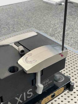 The CCCS golf putter was inspected with model-based inspection and measurement software. The CCCS golf putter was inspected with model-based inspection and measurement software.