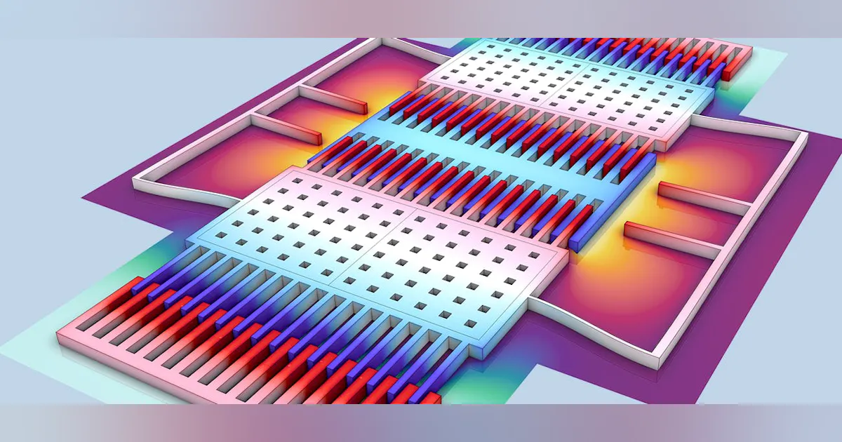 Multiphysics Electrical Machine Design Modeling Capacitive Devices Using COMSOL Multiphysics® | Machine Design