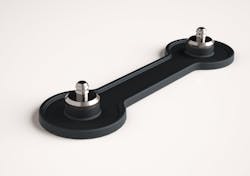 Micro parts in dentistry: an elastomer composite part named after its shape, the so-called 'dog bone,' controls the even supply of water. Micro parts in dentistry: an elastomer composite part named after its shape, the so-called 'dog bone,' controls the even supply of water.