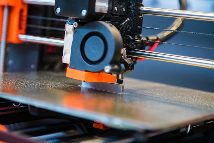 3D printer in operation