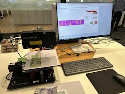Currency inspection demonstration Currency inspection demonstration
