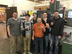 NASA HUNCH students show off machined parts NASA HUNCH students show off machined parts