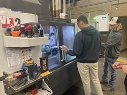 Students maching parts Students maching parts