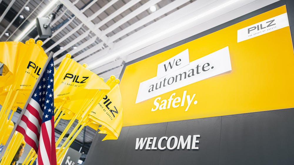 Pilz welcome banner
