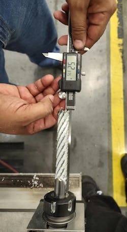 ¾ in. diameter tool and 6 in. cutting length ¾ in. diameter tool and 6 in. cutting length