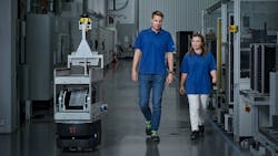 Engineers on the plant floor Engineers on the plant floor