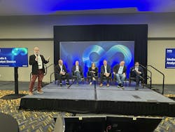 Brenda Discher and Siemens colleagues at Realize Live 2025 Brenda Discher and Siemens colleagues at Realize Live 2025