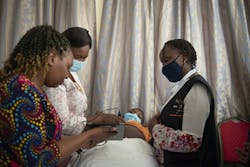 Midwives in Kenya using the Butterfly ultrasound. Midwives in Kenya using the Butterfly ultrasound.