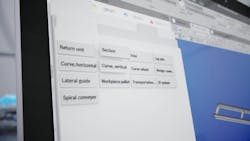 Monitor displaying engineering software Monitor displaying engineering software