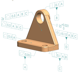CETOL works seamlessly with MBD initiatives, linking directly with annotations on parts to maintain consistent and accurate data during design and dimension updates through the lifecycle of the assembly. CETOL works seamlessly with MBD initiatives, linking directly with annotations on parts to maintain consistent and accurate data during design and dimension updates through the lifecycle of the assembly.