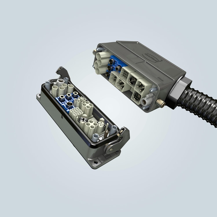 Hybrid and modular connector formats