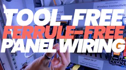 Tool-free ferrule-free panel wiring