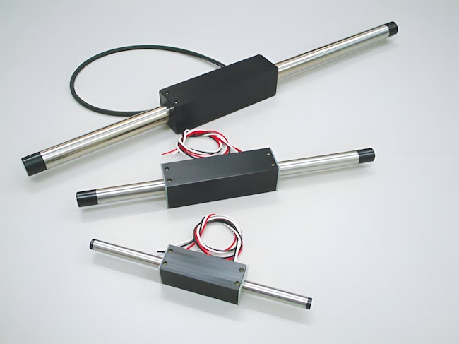 Line of Nippon Pulse’s linear shaft motors