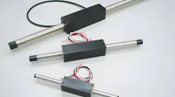 Line of Nippon Pulse’s linear shaft motors