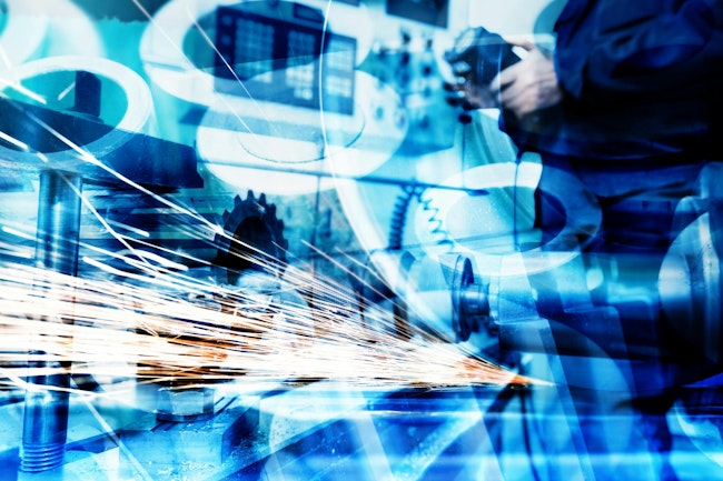 Industrial technology abstract background