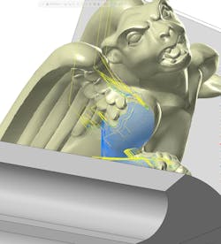 A CAD gargoyle is transformed into a gothic masterpiece. A CAD gargoyle is transformed into a gothic masterpiece.