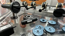 Pinion gears from igus enable accurate motion control for robotic end-of-arm tooling and packaging line changeovers. Pinion gears from igus enable accurate motion control for robotic end-of-arm tooling and packaging line changeovers.