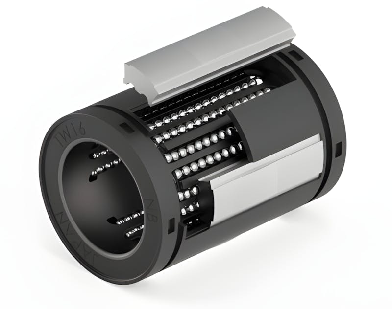 Modern self-aligning ball bushings provide smooth motion even while accommodating errors in alignment and parallelism.