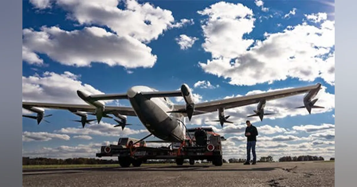 Active Take Off Machine Electric Vertical Takeoff and Landing (eVTOL) Aircraft | Machine Design