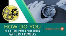 How Do You Mix a Two Part Epoxy When Part B is a Powder How Do You Mix a Two Part Epoxy When Part B is a Powder