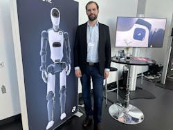 Sven Parusel, head of Research Partnerships, Agile Robots, said the company will debut Agile One, a humanoid system at the trade fair. Sven Parusel, head of Research Partnerships, Agile Robots, said the company will debut Agile One, a humanoid system at the trade fair.