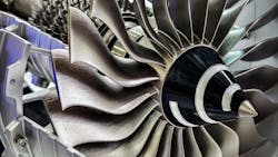 Producing complex aerospace parts, like the turbine blades on this jet engine, requires a hybrid approach, combining additive manufacturing’s design freedom with the tight tolerances, controlled surface finishes and consistent geometric accuracy that subtractive manufacturing (e.g., CNC) provides. Producing complex aerospace parts, like the turbine blades on this jet engine, requires a hybrid approach, combining additive manufacturing’s design freedom with the tight tolerances, controlled surface finishes and consistent geometric accuracy that subtractive manufacturing (e.g., CNC) provides.
