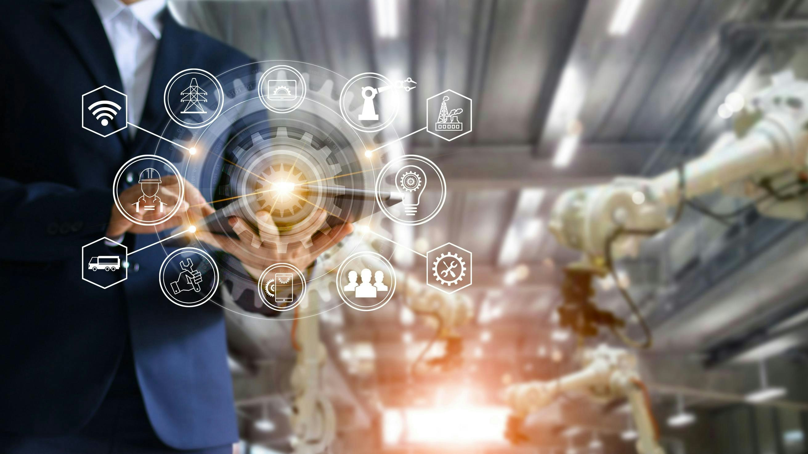 Industry 4.0 concept.